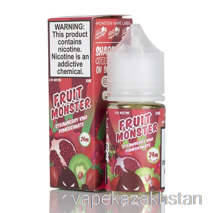 Vape Kazakhstan Strawberry Kiwi Pomegranate - Fruit Monster Salts - 30mL 48mg